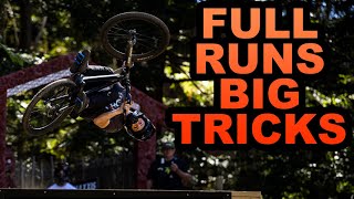 FULL COURSE AND BIG TRICKS AT CRANKWORX ROTORUA 2023 [upl. by Atalayah]