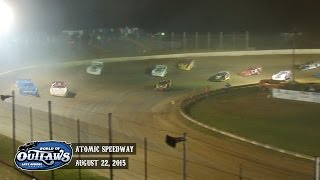 Highlights World of Outlaws Late Model Series Atomic Speedway August 22nd 2015 [upl. by Karim]