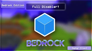 FULL Cubecraft Disabler w Zephyr Client Bedrock Edition Hacking [upl. by Lraep]