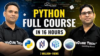 PYTHON Full Course for Beginners in 16 Hour with Projects  Questions  Learn Python Tutorial [upl. by Redmond]