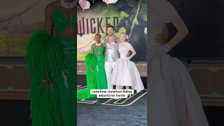 Ariana Grande Cynthia Erivo and Jonathan Bailey at the Wicked premiere Los Angeles wickedmovie [upl. by Eissim]