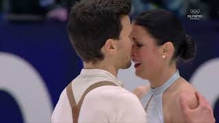 2022 Europeans Charlene GUIGNARD  Marco FABBRI ITA Free Dance 15012022 Olympic Channel [upl. by Nettie]