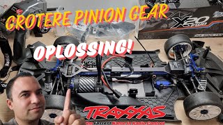 Traxxas Xo1 8s 39T Pinion Gear Installeren [upl. by Alaekim]