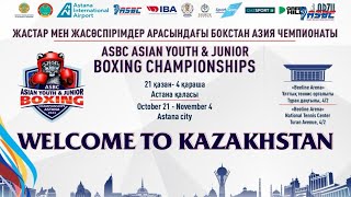 ASBC ASIAN YOUTH amp JUNIOR BOXING CHAMPIONSHIPS  ASTANA 2023  DAY 3 [upl. by Tizes694]