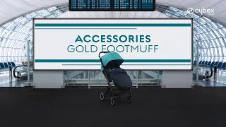 How to Attach a Footmuff  Beezy Buggy Accessories  CYBEX [upl. by Murage]