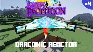 DRACONIC EVOLUTION 1122  PARTE 4 REACTOR  MINECRAFT MOD [upl. by Darcia]