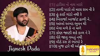 BEST TOP 10 SONG OF JIGNESH DADA jigneshdadakatha jigneshdadaradheradhe [upl. by Eimrej]