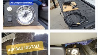 How to Air Bag a Truck Airbag Suspension kit with Onboard Compressor overview [upl. by Mcnelly]