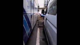 Coach Drivers find and confront Illegal Immigrants in Calais [upl. by Nibot]