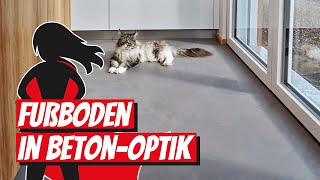 Fußboden in BetonOptik  Bauhelden [upl. by Assiran]