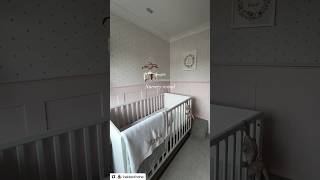 Dreamy Nursery Makeover Custom Wall Panelling amp Dado Rail Collaboration [upl. by Akenaj]