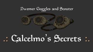 Dwemer Goggles and Scouter  Calcelmos Secrets Side Quest [upl. by Alletse]