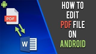 How to Edit PDF in Android  2021 [upl. by Solraced]