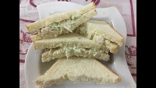 Chicken Mayonnaise Sandwich 🥪 Recipe [upl. by Leuqram]