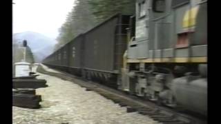 CSX Blue Ridge Sub April 1988 [upl. by Esilanna]