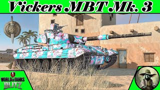 Vickers MBT Mk 3  World of Tanks Blitz [upl. by Dempster]