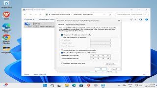 How To Change DNS To Google Set Up 8 8 8 8 DNS Server in Windows [upl. by Benton]