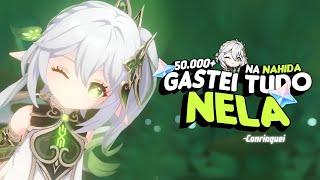 50000 GEMAS no BANNER da NAHIDA Tiros em banner  GENSHIN IMPACT [upl. by Ashby]