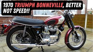 1970 Triumph Boneville T120 Offering The Best Of its Time Beating Others [upl. by Broeker]