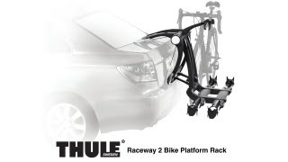 Thule Raceway Bicycle Platform Rack  Install [upl. by Sivert]