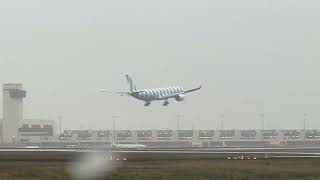 Frankfurt Airport Plane Spotting in Rain [upl. by Dranik]