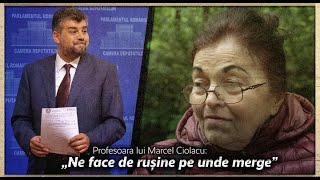 Profesoara lui Marcel Ciolacu „Ne face de rușine pe unde merge“ [upl. by Chaille]