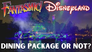 Fantasmic Disneyland dining package WORTH IT Watch my review with tips seating and more [upl. by Nodyarb686]