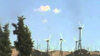 Defunct Wind Turbines in Tehachapi California [upl. by Juditha273]