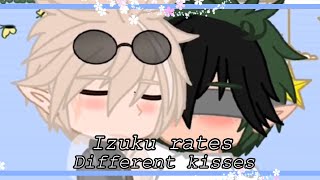 Izuku rates different kisses  Gacha GemCC Bakudeku  Enjoy [upl. by Aicilaanna161]