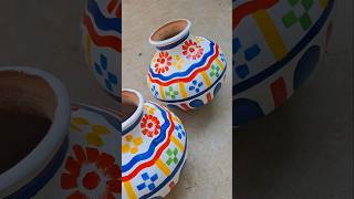 Easy Pot Painting and Decoret art drawing painting [upl. by Isbel]