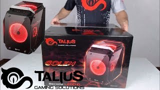 Unboxing Oficial Talius Golem Chasis gaming con cristal templado [upl. by Keeler991]