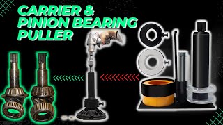 HOW TO Use A PINION Bearing Puller To EASILY Pull Carrier Bearings Without Damage with CLAMSHELLS [upl. by Alrak186]