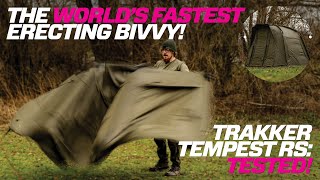 TRAKKER TEMPEST RS THE WORLDS FASTEST SETUP BIVVY [upl. by Adlecirg284]