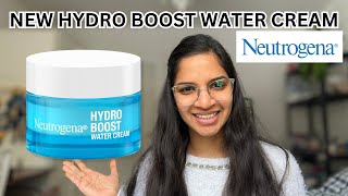 Neutrogena Hydro Boost Water Cream Review  New Neutrogena moisturizer  Researcher explains formula [upl. by Morehouse247]