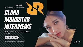 Clara Mongstar Interviews RRQ Hoshi MPL ID S14 Victory Secrets [upl. by Alyar237]