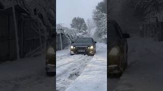 W212 4matic in snow mercedes 4matic offroad [upl. by Naoh]