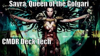 Shauns Savra Queen of the Golgari CMDR Deck EDH  Commander  Magic the Gathering [upl. by Naujtna]