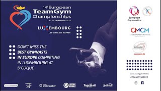 2022 TeamGym Europeans  Junior Finals [upl. by Leerzej103]