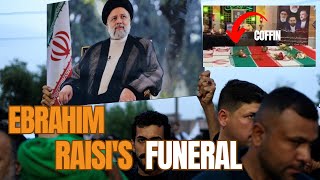 Raisis Funeral  Coffins of Iranian Prez Ebrahim Raisi and security service member Mehdi Mousavi [upl. by Levenson981]