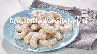 Rezept Klassische Vanillekipferl [upl. by Edualcnaej]