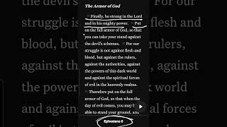 We are warriors of God Ephesians 61012 Bible verse of the day [upl. by Coopersmith]