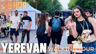 Yerevan City Center amp Wine Days Festival A 4K HDR Walking Tour of Armenias Vibrant Capital [upl. by Rowland]