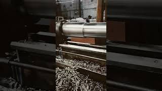 lathe machine turning job work rod 300 diameter turning viral video [upl. by Ecirtnahs68]