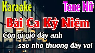 Bài Ca Kỷ Niệm Karaoke Tone Nữ  Am  Karaoke Lâm Organ  Beat Mới [upl. by Adnirolc62]