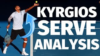 Nick Kyrgios Tennis Serve Analysis  3 Reasons Why Its So Good [upl. by Yrallam]