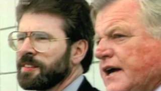 US Senator Ted Kennedy praises Gerry Adams as one of historys courageous leaders [upl. by Odlaw]