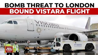 DelhiLondon Vistara Flight Diverted To Frankfurt After Receiving Bomb Threat  India Today News [upl. by Maurili63]