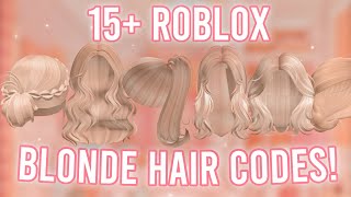 Aesthetic BLONDE HAIR CODES WITH LINKS  ROBLOX BLOXBURG BROOKHAVEN BERRY AVENUE [upl. by Etam487]