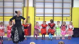 Flamencoshow op school [upl. by Ttnerb808]