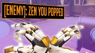 I DID THE MOST DAMAGE IN THE LOBBY ON ZENYATTA  Overwatch 2 [upl. by Atirabrab]